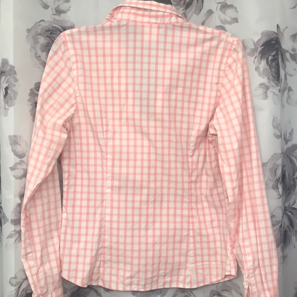 Pink gingham button down - Picture 4 of 4